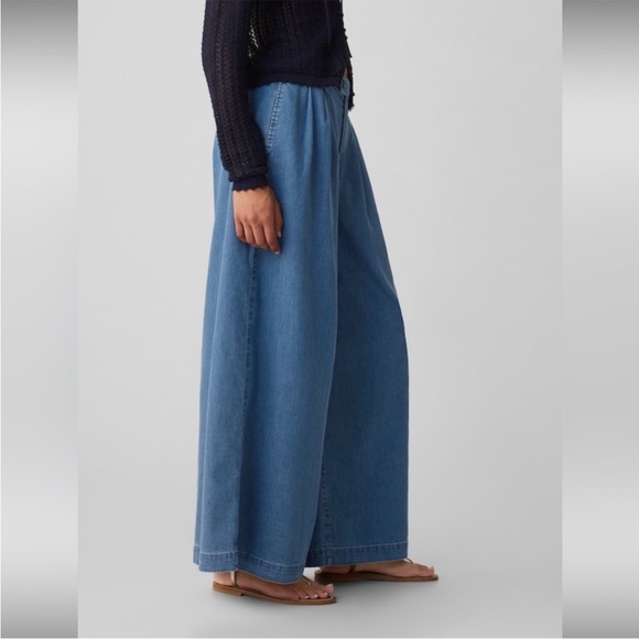 GAP x DOEN Wide-Leg Jeans in Blue - Picture 2 of 7